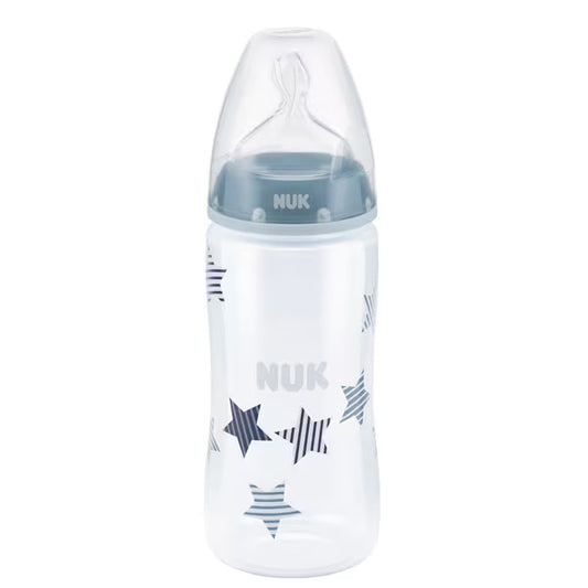 NUK ヌーク プレミアムチョイス ほ乳びん 哺乳瓶 ポリプロピレン製 300ml ブルースター